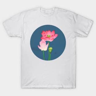 Minhwa: Lotus Flowers B Type T-Shirt